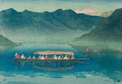Lago Dal, Cachemira de Charles William Bartlett