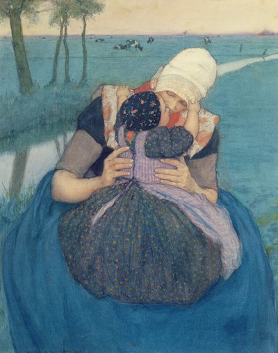 Madre e Hijo, 1900 de Charles William Bartlett