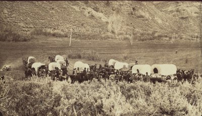 Tren de emigrantes mormones, Echo Canyon de Charles William Carter