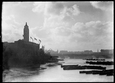 Oxo Tower Wharf, Bargehouse Street, Southwark, Gran Londres, 1930s de Charles William Prickett