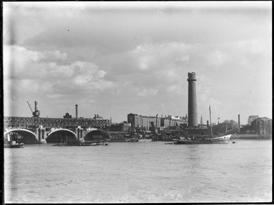 Torre de disparo y fábrica de plomo, Belvedere Road, Lambeth, Gran Londres, 1936 de Charles William Prickett