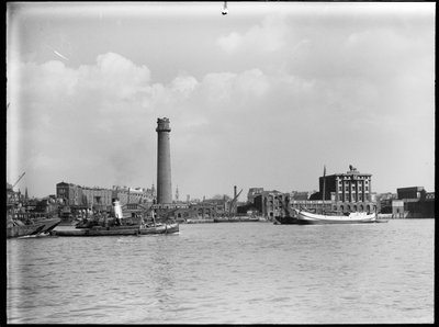 Torre de disparo y fábrica de plomo, Belvedere Road, Lambeth, Gran Londres de Charles William Prickett