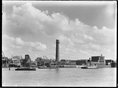 Torre de disparo y obras de plomo, Belvedere Road, Lambeth, Gran Londres de Charles William Prickett
