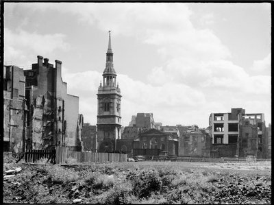 Iglesia de St Mary-le-Bow, Cheapside, Ciudad y Condado de la Ciudad de Londres, GLA de Charles William Prickett