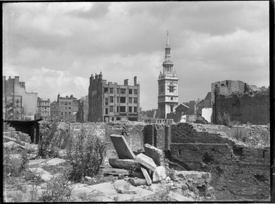 Iglesia de St Mary-le-Bow, Cheapside, Ciudad y Condado de la Ciudad de Londres, GLA, 1941-1945 de Charles William Prickett