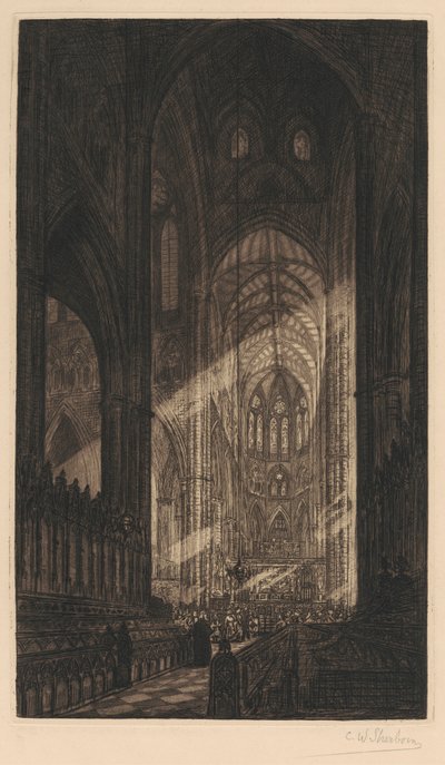 Abadía de Westminster de Charles William Sherborn