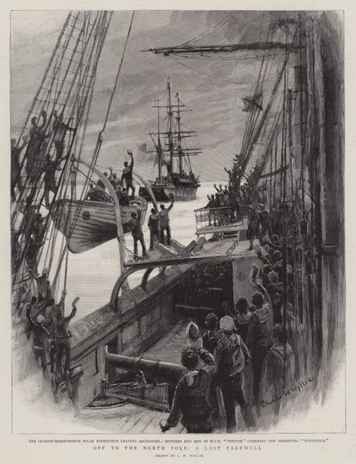 Rumbo al Polo Norte, una última despedida de Charles William Wyllie