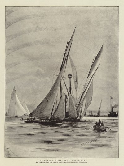El partido del Royal London Yacht Club de Charles William Wyllie