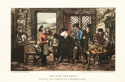 Turistas ingleses robados por un posadero en las tierras altas de Escocia de Charles Williams