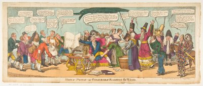 Hocus Pocus o Conjuradores levantando el viento, 1 de octubre de 1814 de Charles Williams