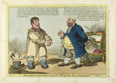 Primera visita de John Bull a su viejo amigo el nuevo Secretario de Charles Williams