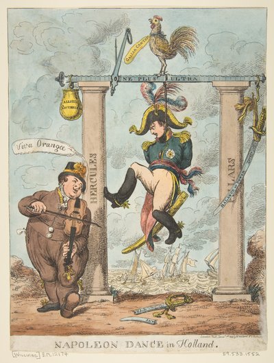 Baile de Napoleón en Holanda, 1 de enero de 1814 de Charles Williams