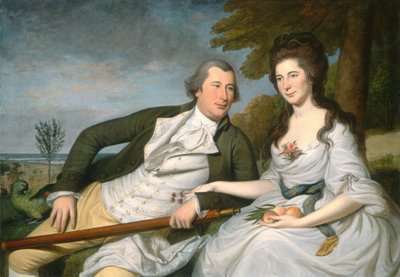 Benjamin y Eleanor Ridgely Laming, 1788 de Charles Willson Peale