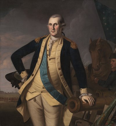 George Washington en la batalla de Princeton, c. 1779 (óleo sobre lienzo) de Charles Willson Peale