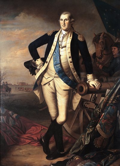 Retrato de George Washington después de la Batalla de Princeton, 3 de enero de Charles Willson Peale