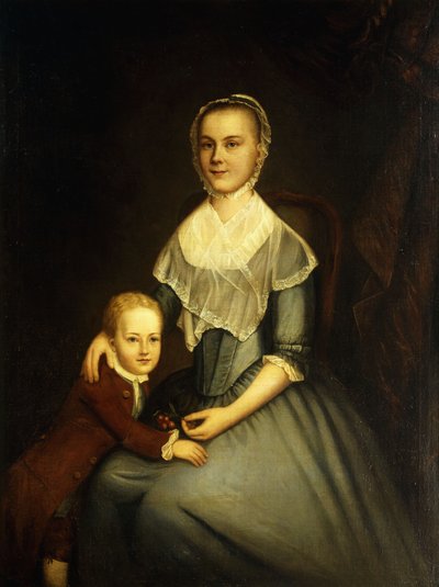 Retrato de la Sra. Arbuckle y su hijo de Charles Willson Peale