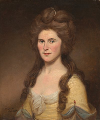 Rebecca Bryan White Sra. John White, 1788 de Charles Willson Peale