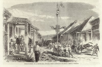 Calle Punjaub de Charles Wirgman
