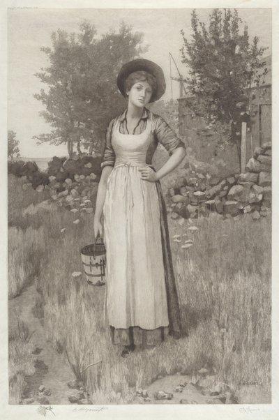 Sin título (Hija del granjero) de Charles X. Harris