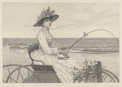 Sin título (Mujer en un carruaje) de Charles X. Harris