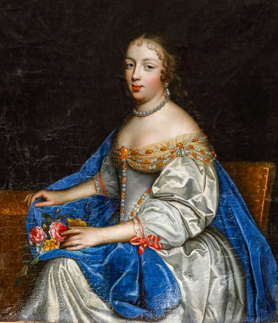 Retrato de Louise-Antoinette de la Châtre de Charles and Henri Beaubrun