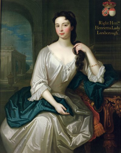 Retrato de Henrietta, hija de Henry, 1er Vizconde St. John, casada en 1727 con Robert Knight, creado Barón Luxborough de Shannon en 1745 de Charles d Agar