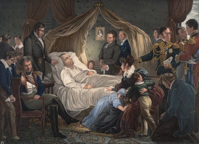 Muerte de Napoleón, 1825 de Charles de Steuben