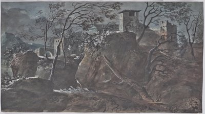 Antiguo paisaje fluvial de Charles de Thomas