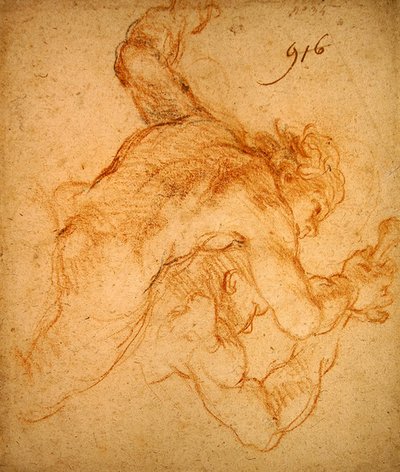 Estudio de ángeles de Charles de la Fosse