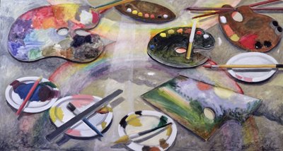 Espectro de paletas de artistas, 2003 de Charlotte Moore