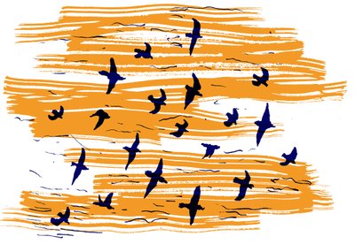 Pájaros volando, 2020 de Charlotte Orr