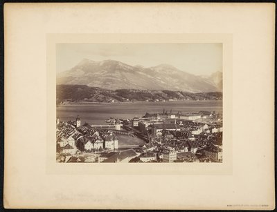 Lucerna y el Rigi, vista desde el Gutsch de Charnaux Frères and Cie.