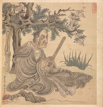 Pinturas después de los maestros antiguos: Un Lohan [después de Kuan-hsiu], 1598-1652 de Chen Hongshou