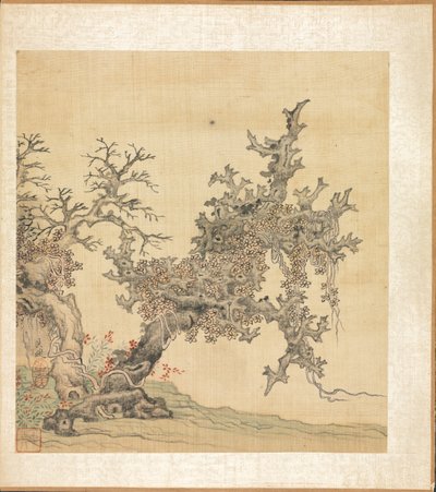 Paintings after Ancient Masters: An Ancient Tree de Chen Hongshou