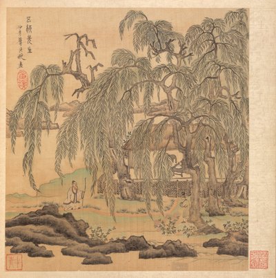 Paintings after Ancient Masters: Mr. Five Willows (Wuliu), Tao Yuanming de Chen Hongshou