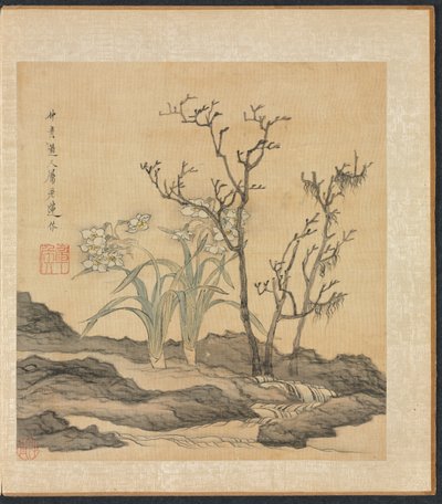 Paintings after Ancient Masters: Narcissus and Bare Trees de Chen Hongshou