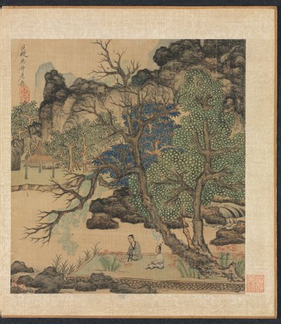 Paintings after Ancient Masters: Scholars in a Garden de Chen Hongshou
