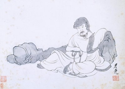 Escena de la vida de un ermitaño de Chen Hongshou