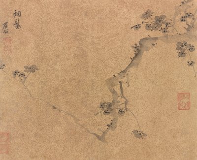 Rama de ciruelo, dinastía Ming, ca. 1580-1639 de Chen Jiru