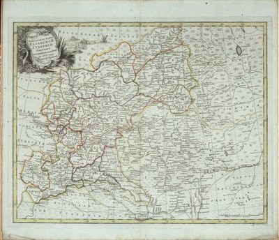 Mapa general del Gobernorado de Kazán de Chernoi