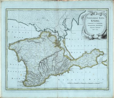 Mapa general de Crimea de Chernoi