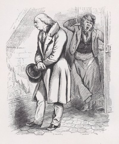 El Ático de Las Obras Completas de Béranger, 1836 de Cherrier