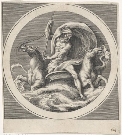 Neptuno
Dioses y diosas (ejemplares) (título de la serie) de Cherubino Alberti (possibly)