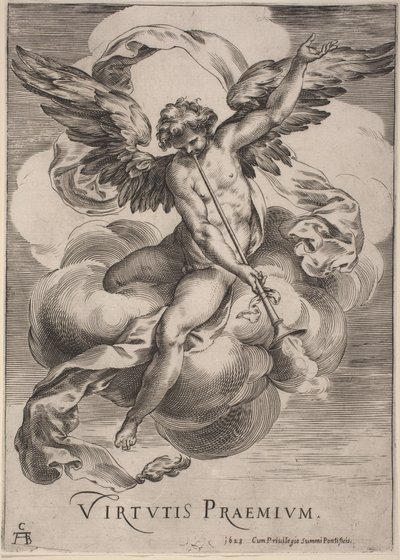 Una Figura Alegórica: Virtutis Praemium, 1628 de Cherubino Alberti
