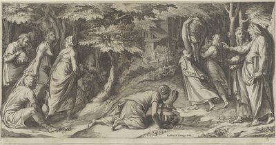 Los israelitas huyen de Egipto de Cherubino Alberti