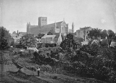 Catedral de San Albano, c1896 de Chester Vaughan