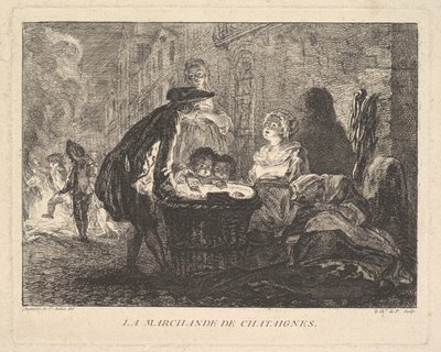 La vendedora de castañas, 1762 de Chevalier de Parlington