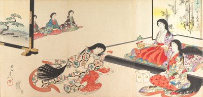 Álbum de Mujeres del Castillo de Chiyoda, 1895 de Chikanobu Yoshu