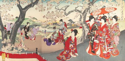 Álbum de mujeres del castillo de Chiyoda, 1895 de Chikanobu Yoshu