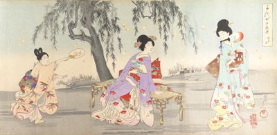 Álbum de mujeres del Castillo Chiyoda de Chikanobu Yoshu